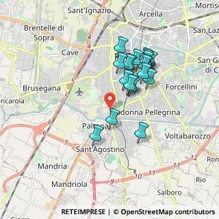 Mappa Via Como, 35142 Padova PD, Italia (1.534)