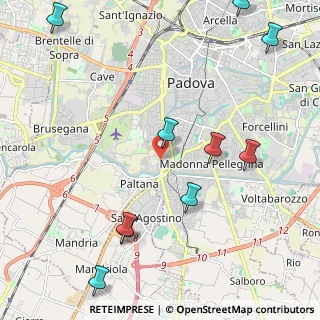 Mappa Via Como, 35142 Padova PD, Italia (3.25769)
