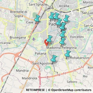 Mappa Via Como, 35142 Padova PD, Italia (1.86833)