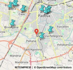 Mappa Via Como, 35142 Padova PD, Italia (2.6475)