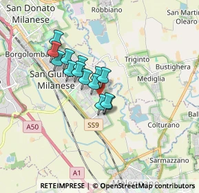 Mappa Sede Legale, 20098 San Giuliano Milanese MI, Italia (1.15786)