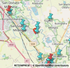 Mappa Sede Legale, 20098 San Giuliano Milanese MI, Italia (3.092)