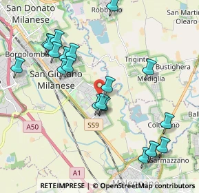 Mappa Sede Legale, 20098 San Giuliano Milanese MI, Italia (2.1835)