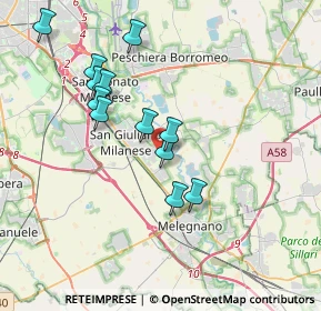 Mappa Sede Legale, 20098 San Giuliano Milanese MI, Italia (3.41833)