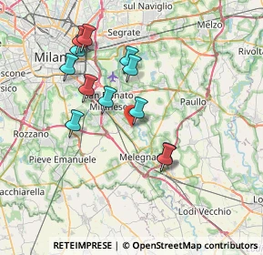 Mappa Sede Legale, 20098 San Giuliano Milanese MI, Italia (6.875)