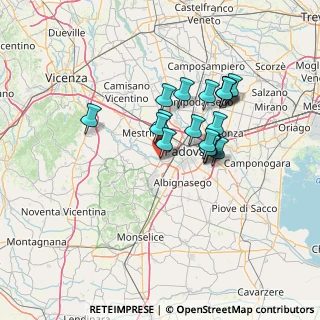 Mappa Via Monte Solarolo, 35030 Selvazzano Dentro PD, Italia (10.93778)