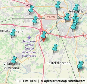Mappa Via Alessandri, 37062 Dossobuono VR, Italia (5.54438)