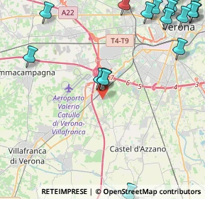 Mappa Via Alessandri, 37062 Dossobuono VR, Italia (6.678)