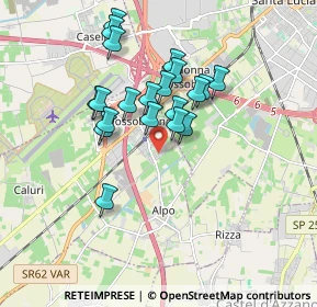 Mappa Via Alessandri, 37062 Dossobuono VR, Italia (1.509)