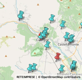 Mappa Via Giuseppe Mazzini, 10082 Cuorgnè TO, Italia (4.8185)