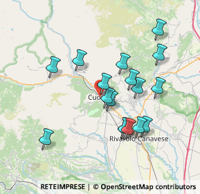 Mappa Via Giuseppe Mazzini, 10082 Cuorgnè TO, Italia (6.81059)