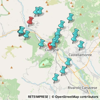 Mappa Via Giuseppe Mazzini, 10082 Cuorgnè TO, Italia (4.198)