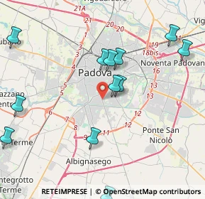 Mappa Via Tommaso Antonio Catullo, 35126 Padova PD, Italia (5.01692)