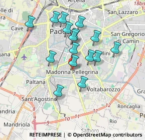 Mappa Via Tommaso Antonio Catullo, 35126 Padova PD, Italia (1.60938)