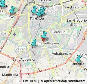 Mappa Via Tommaso Antonio Catullo, 35126 Padova PD, Italia (2.96417)