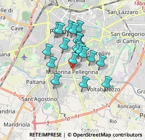 Mappa Via Tommaso Antonio Catullo, 35126 Padova PD, Italia (1.2705)