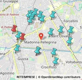 Mappa Via Tommaso Antonio Catullo, 35126 Padova PD, Italia (1.033)
