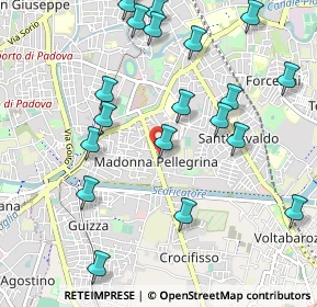 Mappa Via Tommaso Antonio Catullo, 35126 Padova PD, Italia (1.1915)