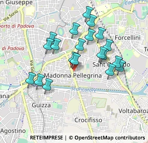 Mappa Via Tommaso Antonio Catullo, 35126 Padova PD, Italia (0.846)