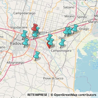 Mappa Via Cesare Battisti, 30030 Vigonovo VE, Italia (6.4)