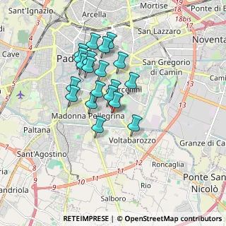 Mappa Via Aristide Stefani, 35127 Padova PD, Italia (1.418)