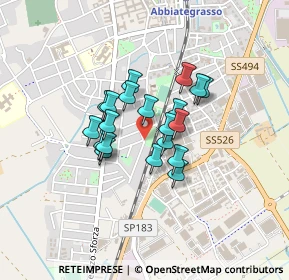 Mappa Via Padre Massimiliano Kolbe, 20081 Abbiategrasso MI, Italia (0.286)