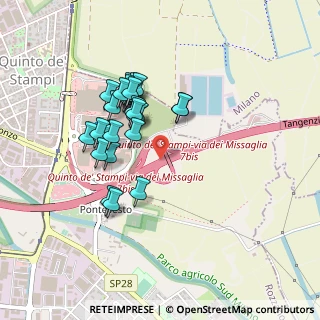 Mappa A50 Tangenziale Ovest Milano, 20089 Milano MI, Italia (0.38571)