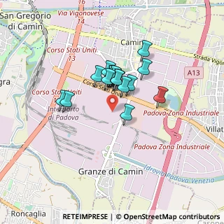 Mappa Corso Stati Uniti 50 int, 35127 Padova PD, Italia (0.569)