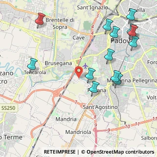 Mappa Via Brianza, 35142 Padova PD, Italia (2.57923)