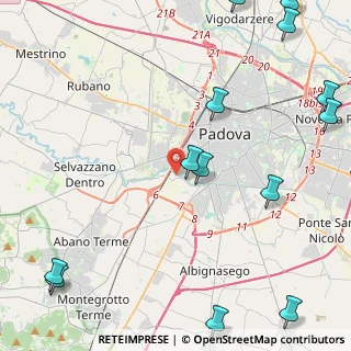 Mappa Via Brianza, 35142 Padova PD, Italia (6.874)
