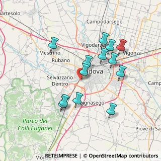 Mappa Via Brianza, 35142 Padova PD, Italia (6.86615)