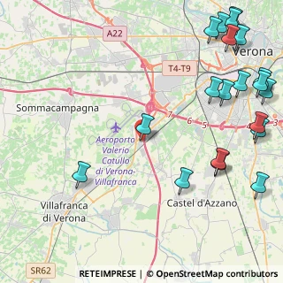 Mappa Via Staffali, 37062 Villafranca di Verona VR, Italia (6.295)