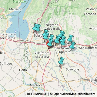 Mappa Via Staffali, 37062 Villafranca di Verona VR, Italia (8.705)