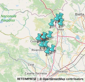 Mappa Vicolo Cassano, 10081 Castellamonte TO, Italia (8.76)