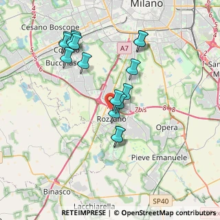 Mappa Via Molise, 20089 Rozzano MI, Italia (3.60875)