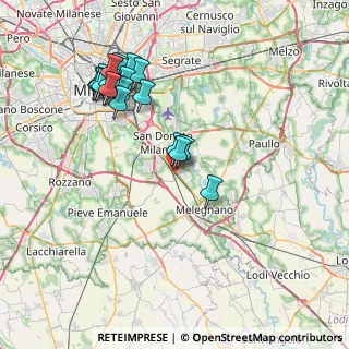 Mappa Via Papa Giovanni Paolo IIº, 20098 San Giuliano Milanese MI, Italia (8.045)