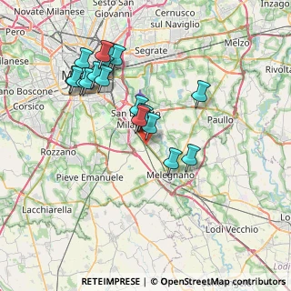 Mappa Via Papa Giovanni Paolo IIº, 20098 San Giuliano Milanese MI, Italia (7.163)