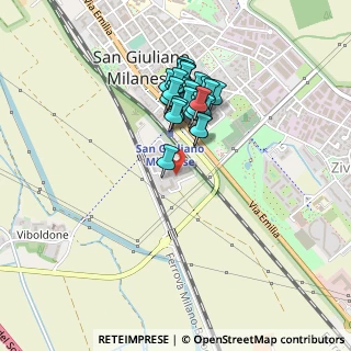 Mappa Via Papa Giovanni Paolo IIº, 20098 San Giuliano Milanese MI, Italia (0.37667)