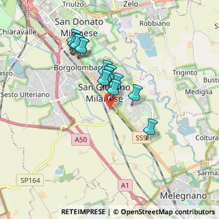 Mappa Via Papa Giovanni Paolo IIº, 20098 San Giuliano Milanese MI, Italia (1.60929)