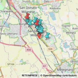 Mappa Via Papa Giovanni Paolo IIº, 20098 San Giuliano Milanese MI, Italia (1.127)
