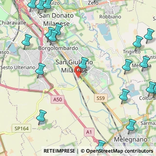 Mappa Via Papa Giovanni Paolo IIº, 20098 San Giuliano Milanese MI, Italia (3.348)