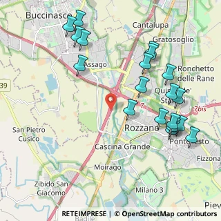 Mappa Autostrada dei Giovi, 20089 Rozzano MI, Italia (2.37421)