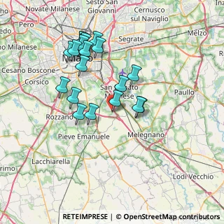 Mappa Area Industriale, 20098 Area Industriale MI, Italia (7.214)