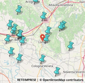 Mappa 36045 Lonigo VI, Italia (9.704)