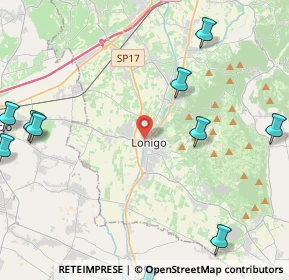 Mappa 36045 Lonigo VI, Italia (6.90462)