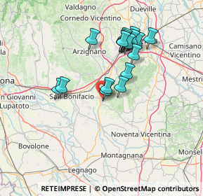 Mappa 36045 Lonigo VI, Italia (12.99789)