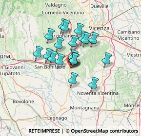 Mappa 36045 Lonigo VI, Italia (9.521)