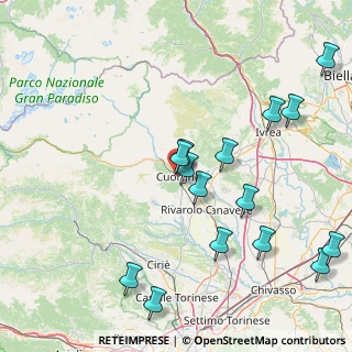 Mappa Via Bosdonio, 10082 Cuorgnè TO, Italia (18.432)
