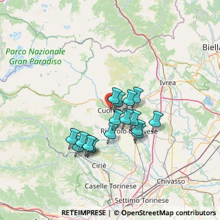 Mappa Via Bosdonio, 10082 Cuorgnè TO, Italia (11.29471)