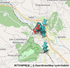 Mappa Via Bosdonio, 10082 Cuorgnè TO, Italia (0.91056)